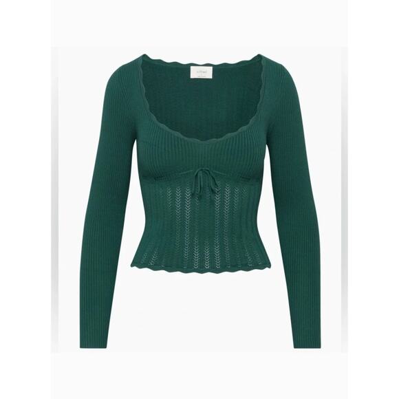 Aritzia Tops - Aritzia Wilfred Soloist Sweater in Scarab - Size M